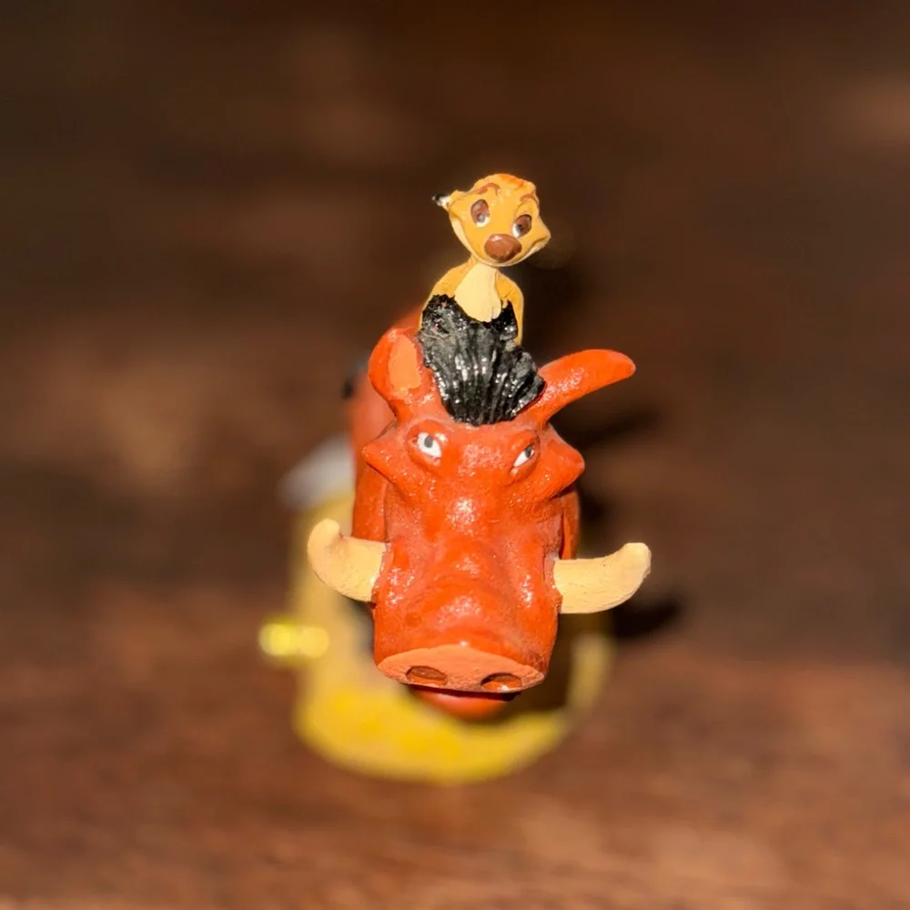 Disney Timon and Pumbaa Aquarium Fish Tank Figurine